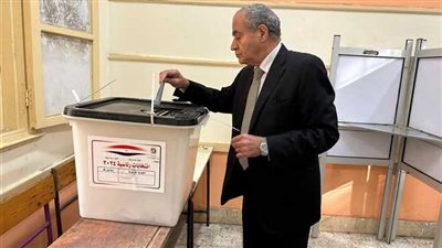 بالصور.. وزير التموين يدلي بصوته في الانتخابات الرئاسية 2024