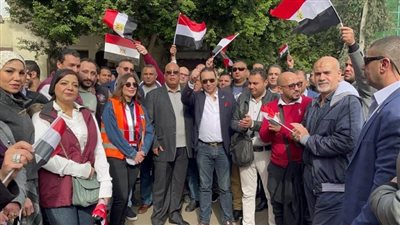 بالصور.. غرفة القاهرة تطلق مسيرة حاشدة للمشاركة في الانتخابات الرئاسية