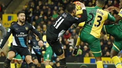 آرسنال يكتفي بالتعادل أمام نوريتش في الدوري الإنجليزي