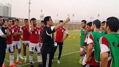 البدري يطالب لاعبي الأولمبي بالتركيز على لقاء نيجيريا بعد التعادل مع الجزائر