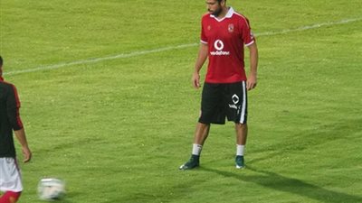 شاهد بالصور التدريبات العلاجية لفتحى والشيخ