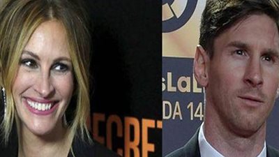 جوليا روبرتس تكشف عن علاقتها بميسي