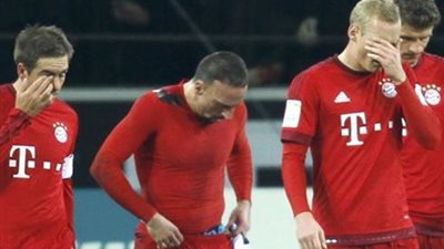 لاعبو بايرن ميونيخ يلومون أنفسهم بعد السقوط أمام مونشنجلادباخ