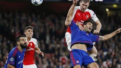 رقم أرسنال القياسى فى دورى الابطال مهدد بالخطر