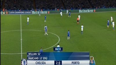 بالفيديو .. تشيلسي يقصي بورتو ويتأهل لدور الـــ 16