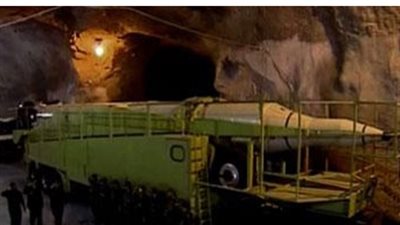 التلفزيون الإيرانى يعرض تقريرا عن قاعدة صاروخية تحت الأرض