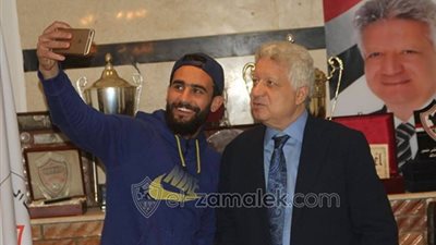 رئيس الزمالك يقرر رفع الايقاف عن باسم مرسي