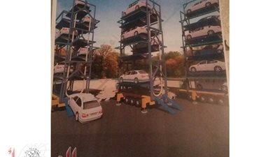 بالصور.. شاب يخترع جراج متحرك لحل أزمة المرور في مصر