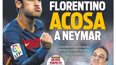 على طريقة فيجو .. رئيس ريال مدريد لا يزال مهووسا بضم نيمار