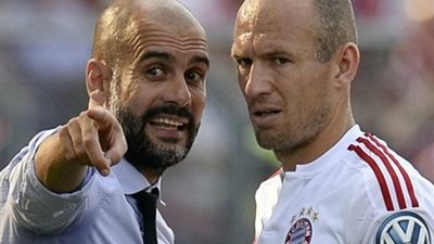 أريين روبن يعرب عن إحباطه بسبب رحيل جوارديولا