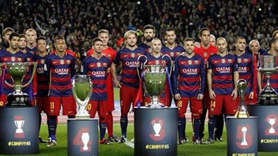 برشلونة يحطم رقم ريال مدريد القياسي ويدخل التاريخ