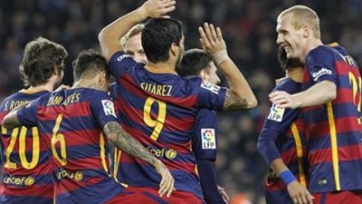 برشلونة يختتم 2015 برباعية مستحقة في شباك ريال بيتيس