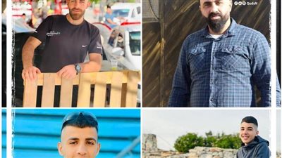 استشهاد 4 فلسطينين بمسيرة لقوات الاحتلال الإسرائيلي بجنين
