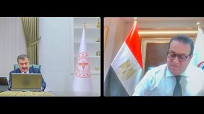 وزير الصحة يعقد اجتماعا مع نظيره التركي لبحث سبل التعاون 