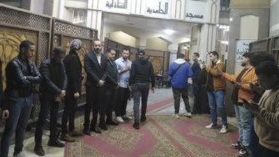 مصطفى قمر وأحمد عبد العزيز في عزاء المخرج أحمد البدري (صور)