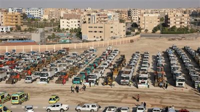 محافظ المنيا: اصطفاف للسيارات والمعدات الهندسية لمواجهة سوء الأحوال الجوية والكوارث