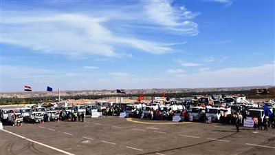 لجنة التفتيش المشتركة لتفقد إصطفاف المعدات لمجابهة الأزمات والكوارث بأسوان