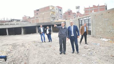 تفاصيل جولة محافظ الغربية لمتابعة مشروعات التطوير في طنطا
