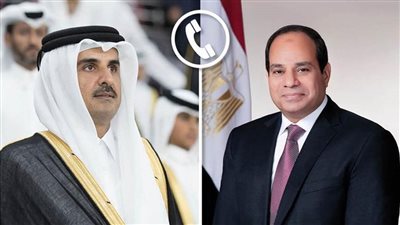 أمير قطر يجري اتصالا هاتفيًا بـ السيسي لهذا السبب