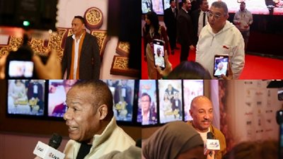 رامي إمام وماجد الكدواني يتصدران نجوم العرض الخاص لـ أبو نسب (صور)