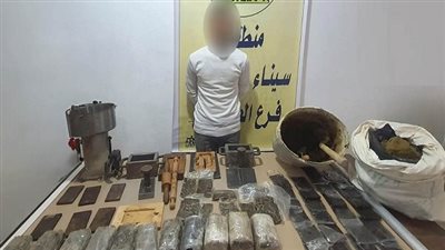 ضبط 60 كجم «حشيش» قبل ترويجها بشمال سيناء