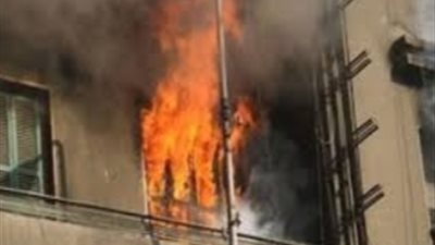تفاصيل مصرع طفلين في حريق شقة سكنية بالهرم