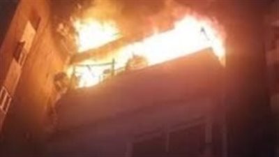 تفاصيل إصابة شخصين في حريق شقة سكنية بإمبابة