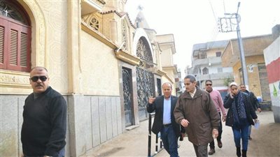 استعدادا لأعياد الميلاد.. جولة موسعة لمحافظ الغربية لتفقد محيط كنائس مركز بسيون