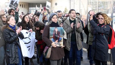 مظاهرات حاشدة في أنقرة رفضا للعدوان الإسرائيلي على غزة