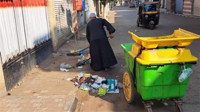استمرار حملات النظافة ودعم منظومة الإنارة ورفع الإشغالات بمراكز المنيا