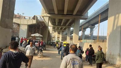 القصة الكاملة لوفاة عامل وإصابة 5 آخرين في حادث انهيار محور كمال عامر