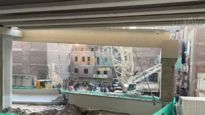 تطورات جديدة بشأن حادث سقوط كمرة خرسانية بمحور الفريق كمال عامر بالجيزة