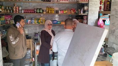 حملة تموينية مكبرة لضبط الأسواق في كفر سعد بدمياط