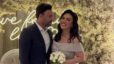 مي فاروق تحتفل بخطبتها على محمد العمروسي (صور)