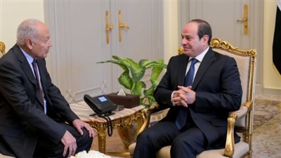 الرئيس السيسي يبحث مع أبو الغيط جهود وقف إطلاق النار في غزة