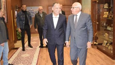محافظ بورسعيد يستقبل رئيس الشركة المصرية لتكنولوجيا التجارة الإلكترونية «MTS»