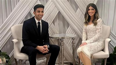 خطوبة ليلى أحمد زاهر وهشام جمال (صور)