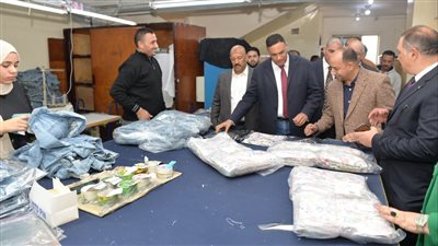 محافظ الدقهلية يتفقد مصانع المنطقة الصناعية بالعصافرة ويلتقى المستثمرين