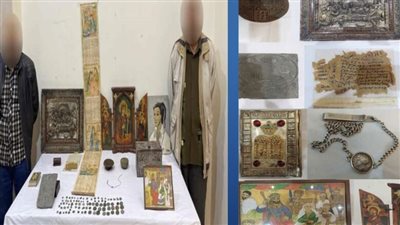 مقتنيات تعود للعصر الروماني.. قصة خراط الفيوم بعد ضبطه بـ 106 قطعة