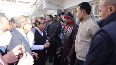 وزير الصحة يتفقد مستشفى كفر الشيخ العام ويوجه بتكثيف العمل بالعيادات المسائية