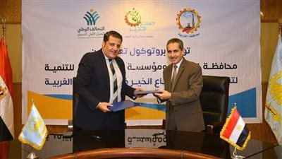 محافظ الغربية يتابع تنفيذ قوافل صناع الخير والبنك الأهلي بحنون بزفتي وقطور