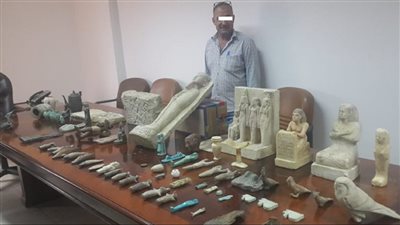كنز روماني.. الداخلية توجه ضربة قوية لمافيا تجارة الآثار بالمنيا