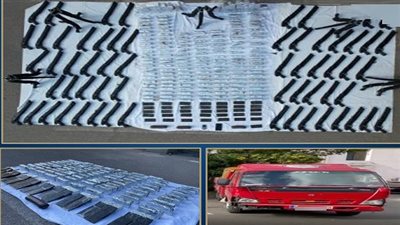 ضبط «شُحنة» سلاح ومخدرات مخبأة داخل سيارة نقل لترويجها بالصعيد