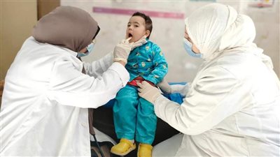 توقيع الكشف الطبي على 1698 حالة خلال قافلة مجانية بقرية قلندول بالمنيا