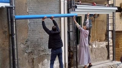 إيقاف أعمال تحويل شقة من سكنى إلى تجارى بحي غرب مدينة المنيا