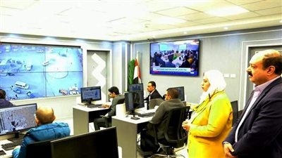 تنفيذًا لتعليمات محافظ أسوان: تجربة سيناريو عملية التعامل مع الحريق بمركز السيطرة 