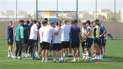 المنتخب العراقي يواصل تدريباته قبل مواجهة اليابان.. صور
