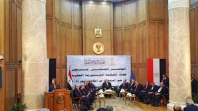 رئيس الدستورية: قضاة المحكمة الدستورية العليا ساهموا فى تفعيل وإنفاذ أحكام دستور 2014