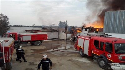 النيابة تطلب تقدير الخسائر الناجمة عن حريق مخزن دهانات بالمرج