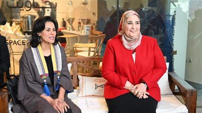 وزيرة التضامن تشهد حفل إطلاق المرحلة الثانية لمشروع يدويات البحر الأحمر 